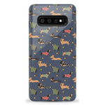 Dashing Doxies | Dachshund Dog Case Phone Case Casetry Essential Galaxy S10 Plus