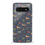 Dashing Doxies | Dachshund Dog Case Phone Case Casetry Essential Galaxy S10
