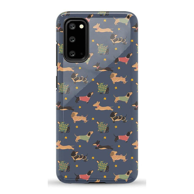 Dashing Doxies | Dachshund Dog Case Phone Case Casetry Essential Galaxy S20