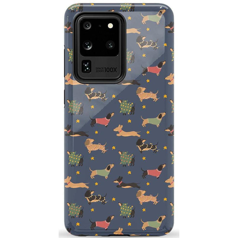 Dashing Doxies | Dachshund Dog Case Phone Case Casetry Essential Galaxy S20 Ultra