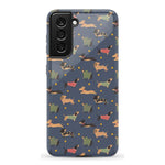 Dashing Doxies | Dachshund Dog Case Phone Case Casetry Essential Galaxy S21
