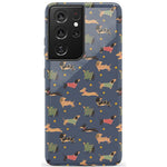 Dashing Doxies | Dachshund Dog Case Phone Case Casetry Essential Galaxy S22
