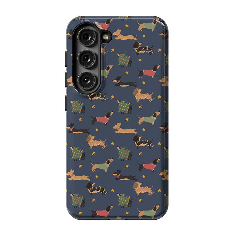 Dashing Doxies | Dachshund Dog Case Phone Case Casetry Essential Galaxy S22 Plus