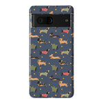 Dashing Doxies | Dachshund Dog Case Phone Case Casetry Essential Google Pixel 7
