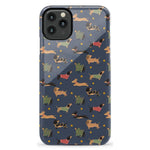 Dashing Doxies | Dachshund Dog Case Phone Case Casetry Essential iPhone 11 Pro