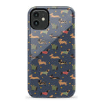 Dashing Doxies | Dachshund Dog Case Phone Case Casetry Essential iPhone 6/7/8