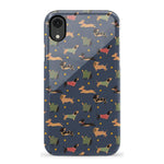 Dashing Doxies | Dachshund Dog Case Phone Case Casetry Essential iPhone XR 