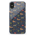 Dashing Doxies | Dachshund Dog Case Phone Case Casetry Essential iPhone XS Max 