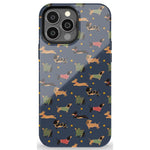 Dashing Doxies | Dachshund Dog Case Phone Case Casetry Essential + MagSafe® iPhone 13 Pro Max