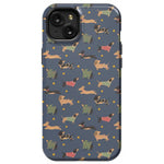 Dashing Doxies | Dachshund Dog Case Phone Case Casetry Essential + MagSafe® iPhone 15 Plus