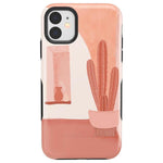 Desert Daze | Peachy Cactus Case iPhone Case get.casely Bold iPhone 11 
