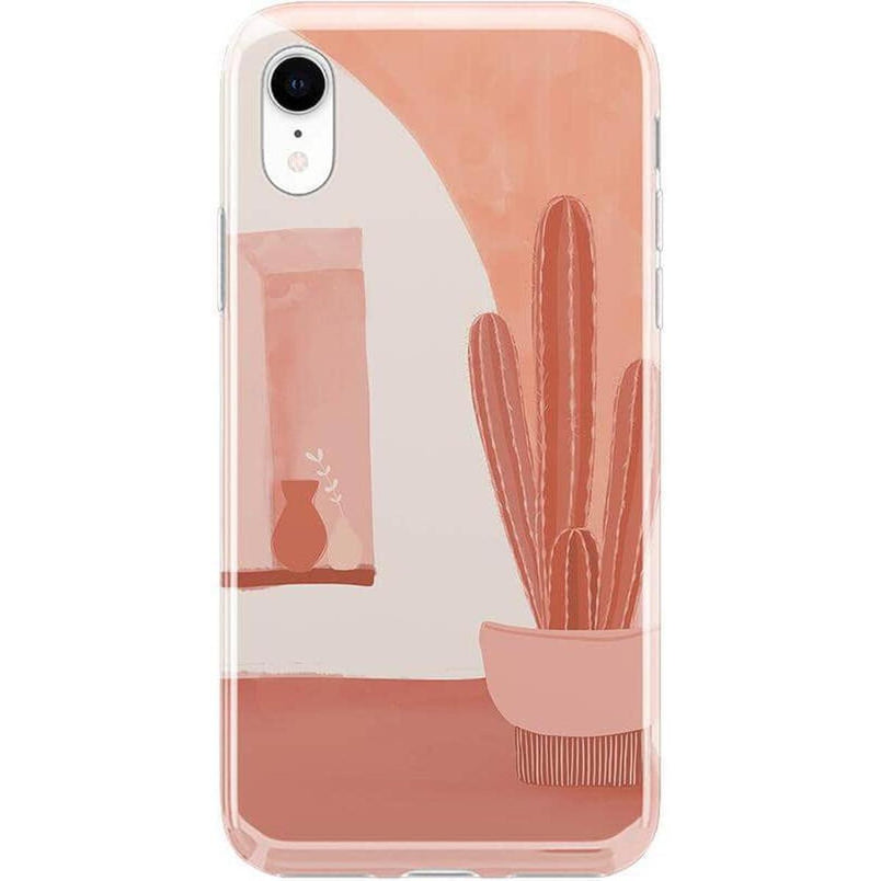 Desert Daze | Peachy Cactus Case iPhone Case get.casely Classic iPhone XR 