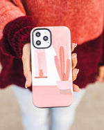 Desert Daze | Peachy Cactus Case iPhone Case get.casely 