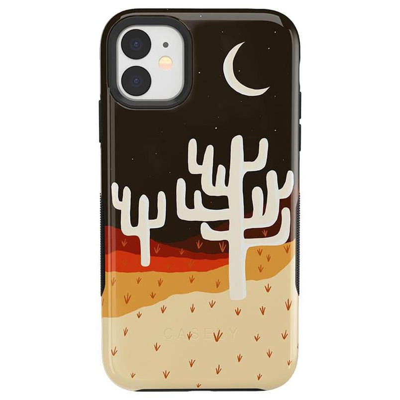 Desert Nights | Cactus Colorblock Case iPhone Case get.casely Bold iPhone 11