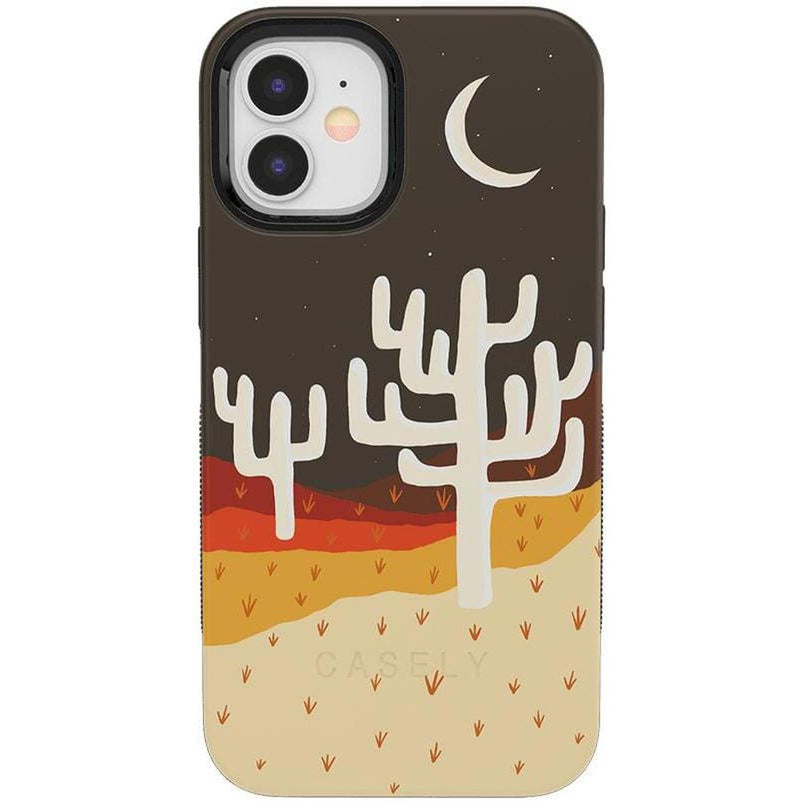 Desert Nights | Cactus Colorblock Case iPhone Case get.casely Bold + MagSafe® iPhone 12