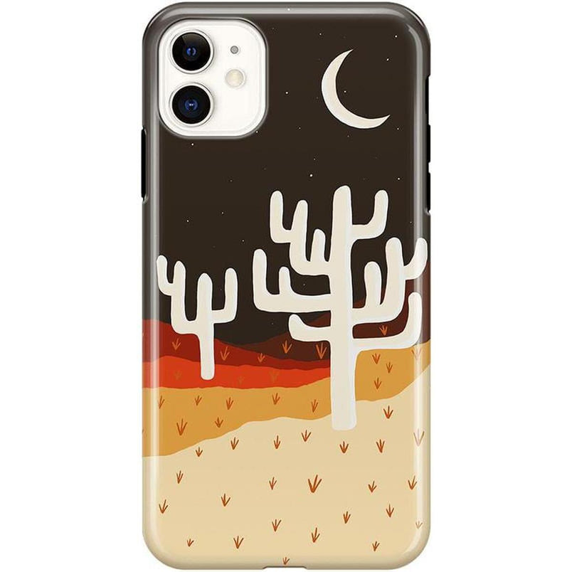 Desert Nights | Cactus Colorblock Case iPhone Case get.casely Classic iPhone 11