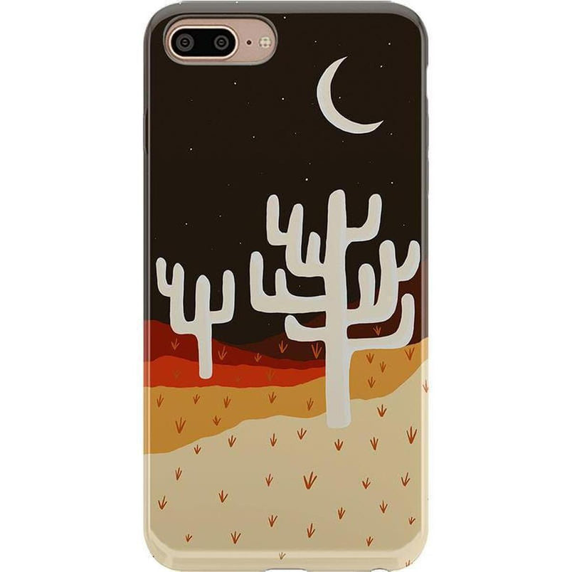 Desert Nights | Cactus Colorblock Case iPhone Case get.casely Classic iPhone 6/7/8 Plus