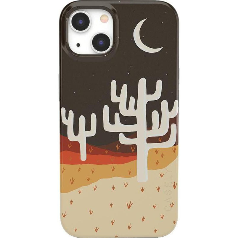 Desert Nights | Cactus Colorblock Case iPhone Case get.casely 