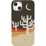 Desert Nights | Cactus Colorblock Case iPhone Case get.casely 