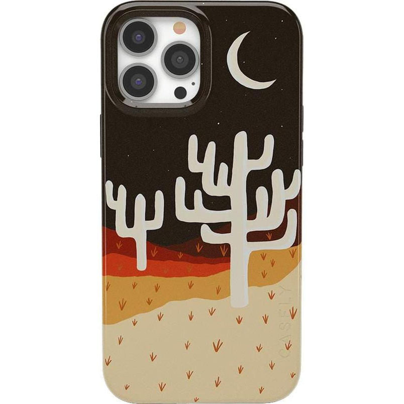 Desert Nights | Cactus Colorblock Case iPhone Case get.casely 