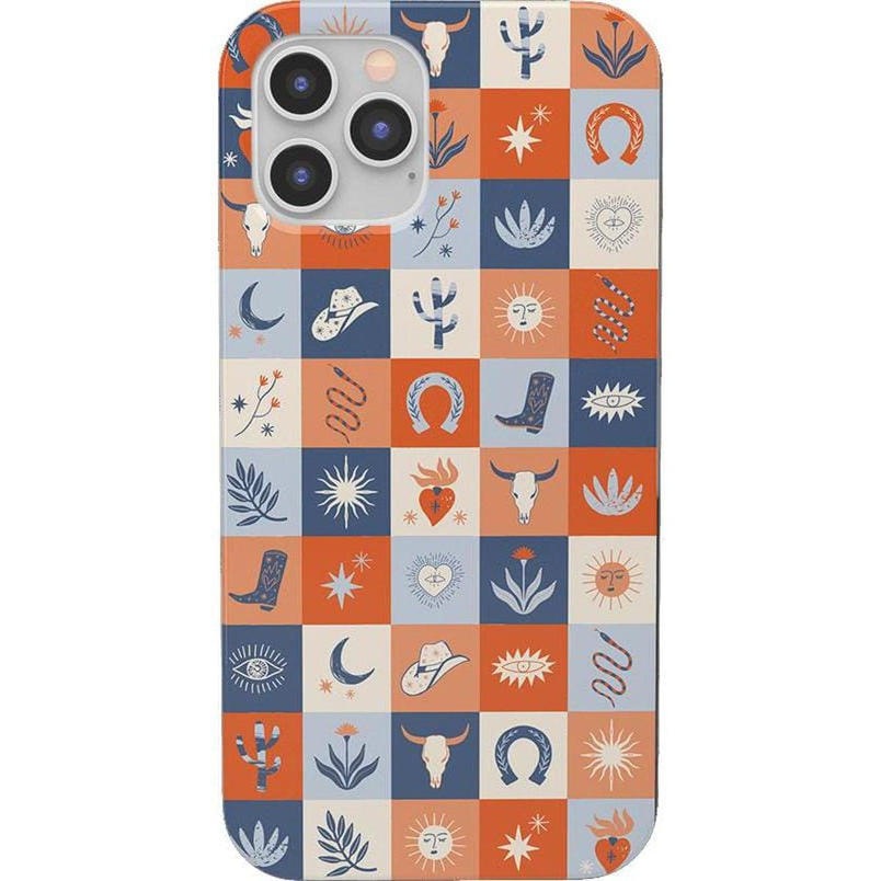 Dirt Road Chic | Western Squares Case iPhone Case get.casely Classic iPhone 12 Pro Max