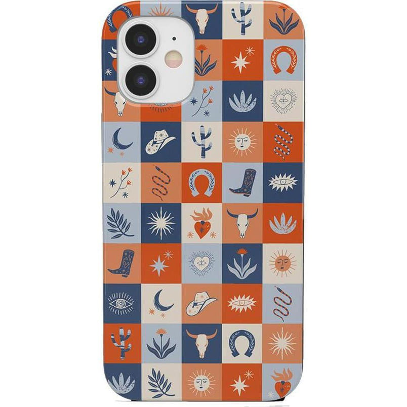 Dirt Road Chic | Western Squares Case iPhone Case get.casely Classic iPhone 12