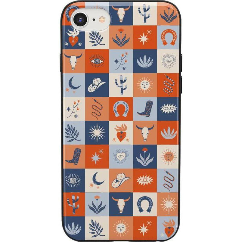 Dirt Road Chic | Western Squares Case iPhone Case get.casely Classic iPhone SE (2020 & 2022)