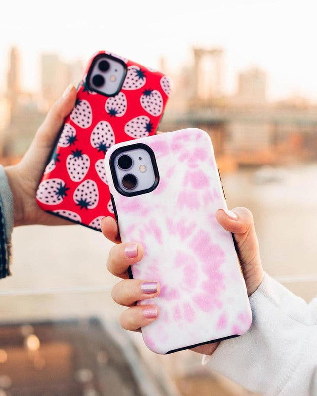 Down for Whatever | Light Pink Tie Dye Case iPhone Case get.casely 