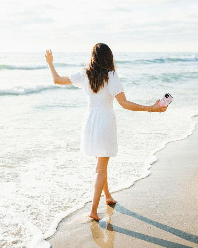 Down for Whatever | Light Pink Tie Dye Case iPhone Case get.casely 