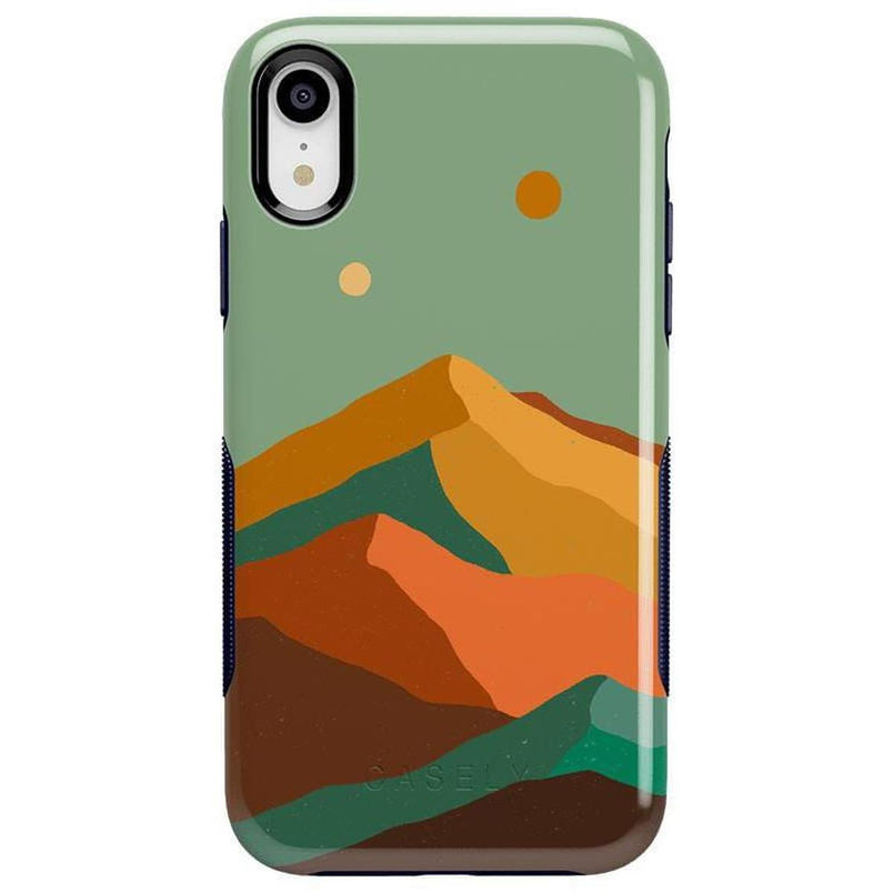 Endless Peaks | Colorblock Mountain Case iPhone Case get.casely Bold iPhone XR