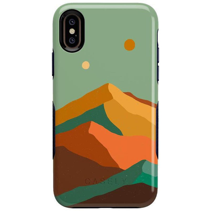 Endless Peaks | Colorblock Mountain Case iPhone Case get.casely Bold iPhone XS Max