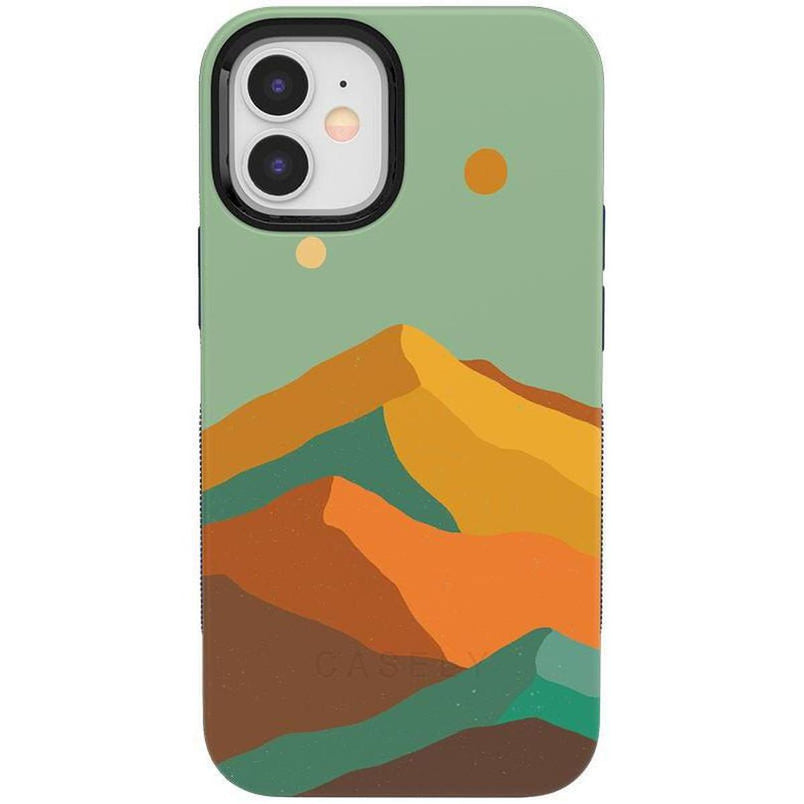 Endless Peaks | Colorblock Mountain Case iPhone Case get.casely Bold + MagSafe® iPhone 12