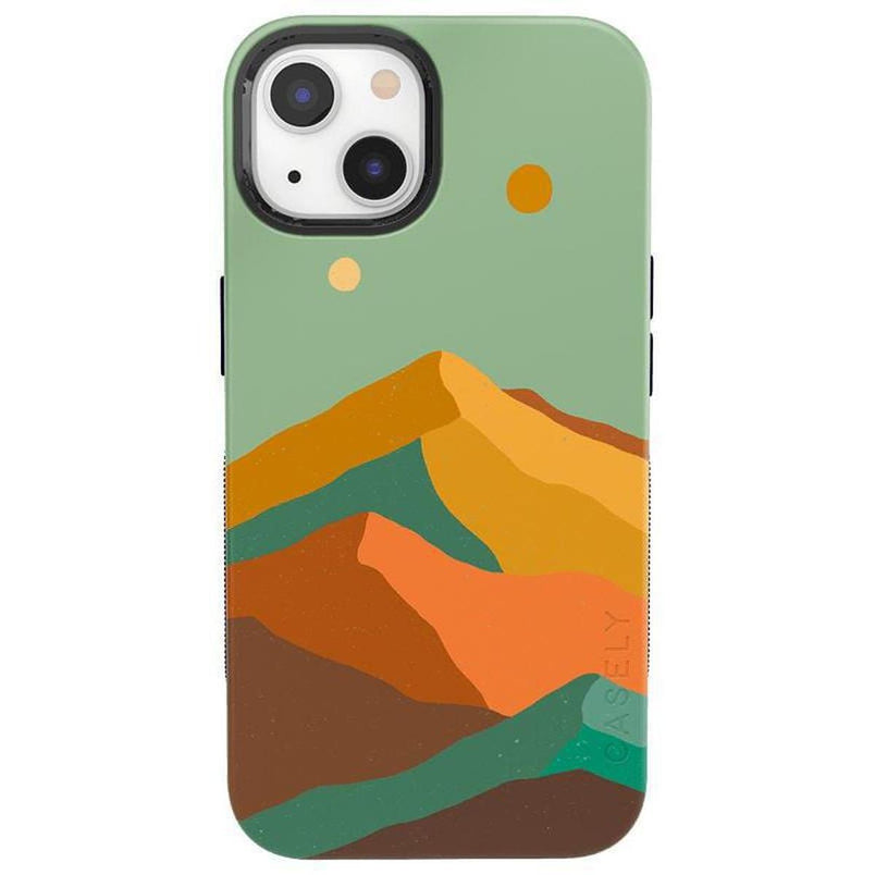 Endless Peaks | Colorblock Mountain Case iPhone Case get.casely Bold + MagSafe® iPhone 13