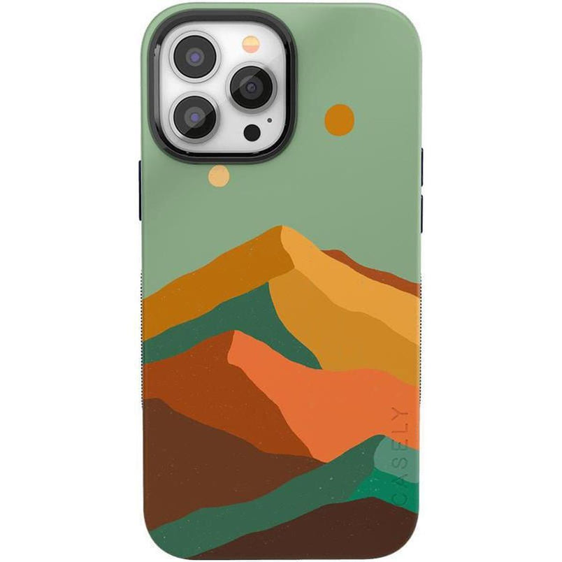 Endless Peaks | Colorblock Mountain Case iPhone Case get.casely Bold + MagSafe® iPhone 13 Pro