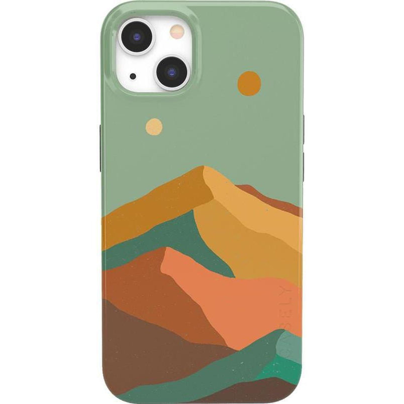 Endless Peaks | Colorblock Mountain Case iPhone Case get.casely Classic + MagSafe® iPhone 13