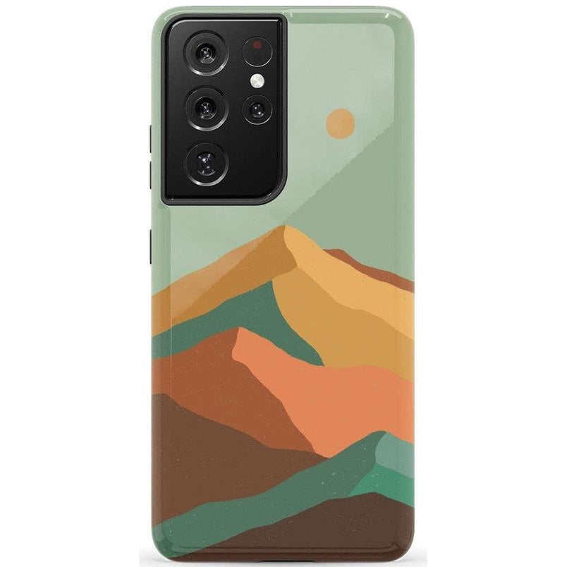 Endless Peaks | Colorblock Mountain Samsung Case Samsung Case Casetry Galaxy S21 Ultra