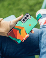 Endless Peaks | Colorblock Mountain Samsung Case Samsung Case get.casely 
