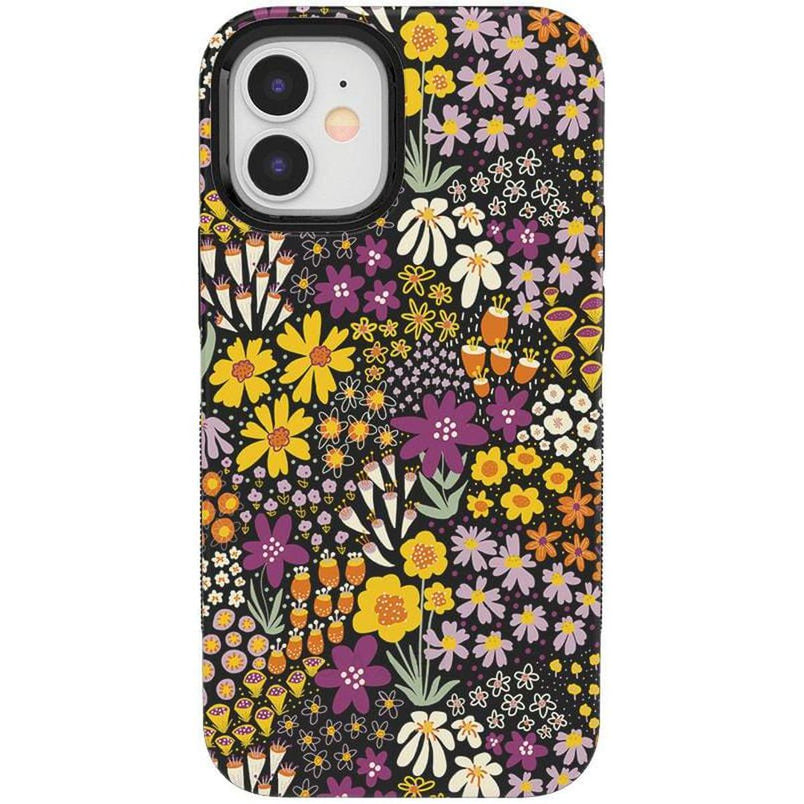 Falling for You | Plum Floral Case iPhone Case get.casely Bold + MagSafe® iPhone 12