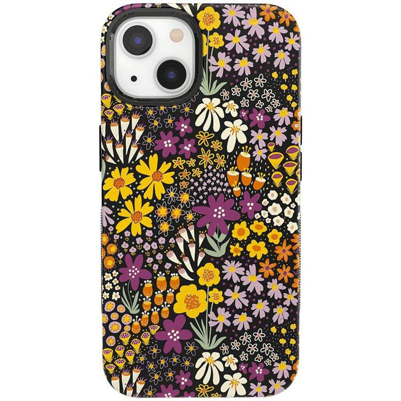 Falling for You | Plum Floral Case iPhone Case get.casely Bold + MagSafe® iPhone 13
