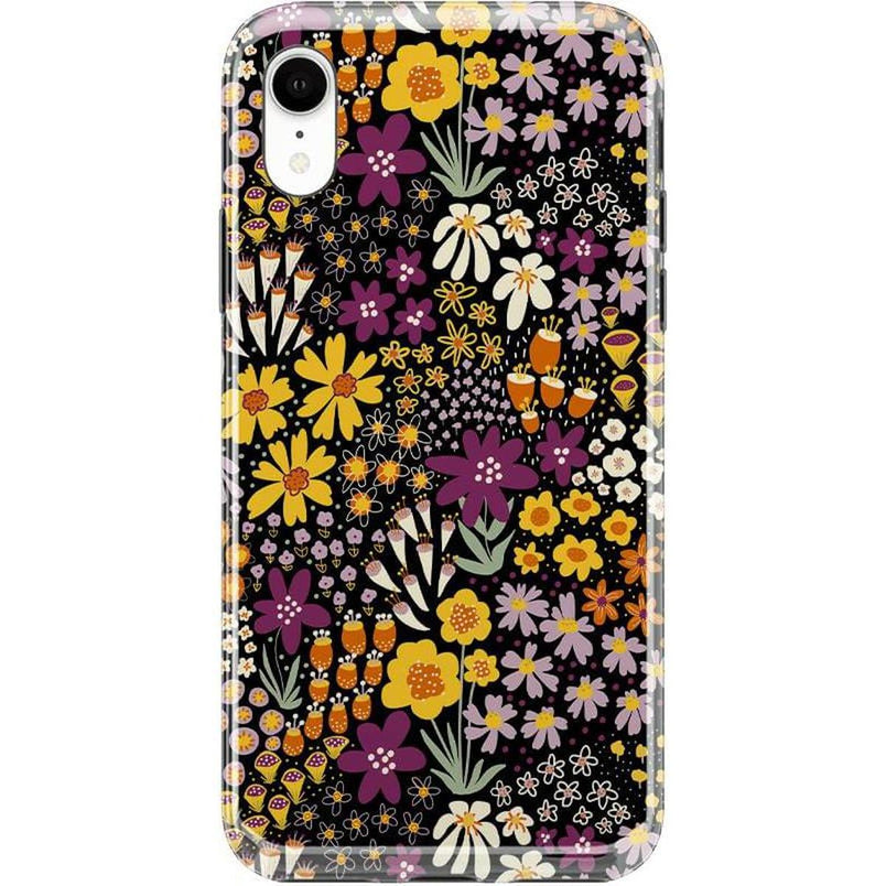 Falling for You | Plum Floral Case iPhone Case get.casely Classic iPhone XR