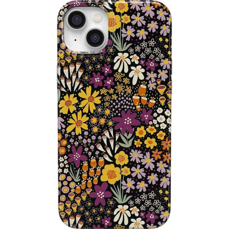 Falling for You | Plum Floral Case iPhone Case get.casely Classic + MagSafe® iPhone 14