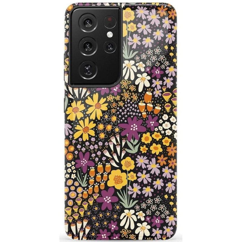 Falling for You | Plum Floral Samsung Case Samsung Case Casetry Galaxy S21 Ultra