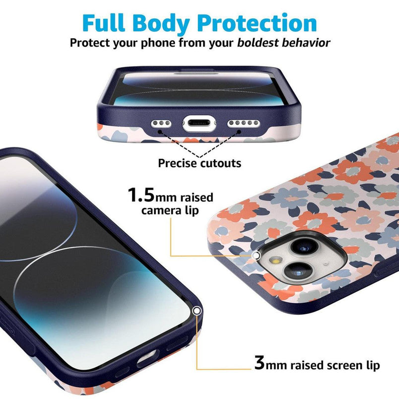 Field of Flowers | Pastel Floral Case iPhone Case get.casely 