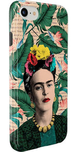 Find Your Muse | Frida Kahlo Portrait Floral Case iPhone Case get.casely 