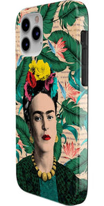 Find Your Muse | Frida Kahlo Portrait Floral Case iPhone Case get.casely 