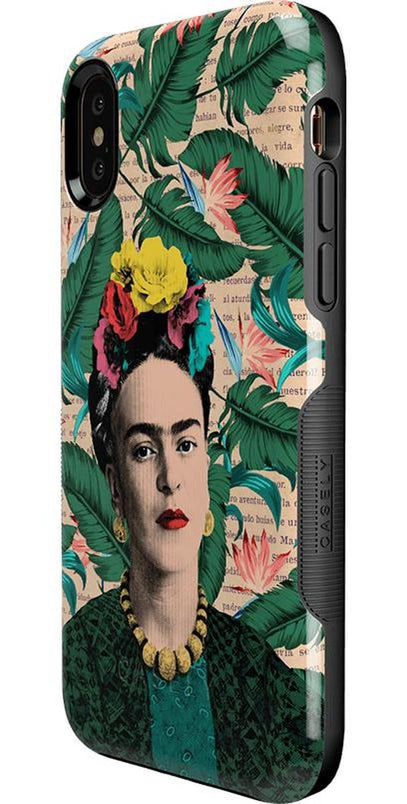 Find Your Muse | Frida Kahlo Portrait Floral Case iPhone Case get.casely 
