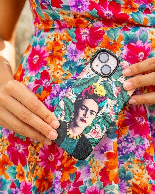 Find Your Muse | Frida Kahlo Portrait Floral Case iPhone Case get.casely 