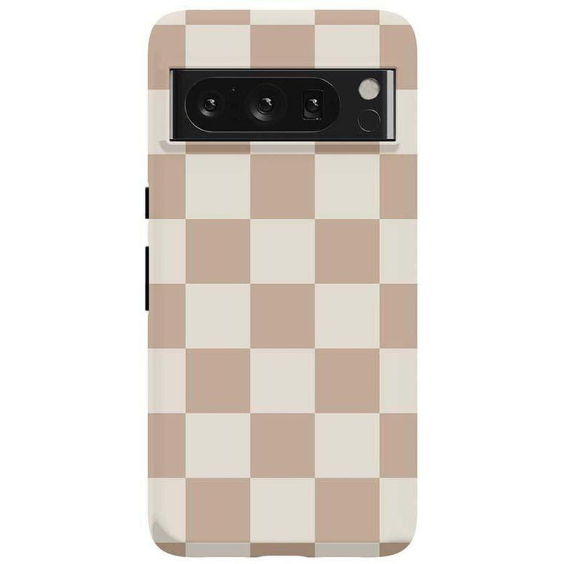 Fit Check | Neutral Checkerboard Google Pixel Case Google Pixel Case Casetry Essential Google Pixel 8 Pro 