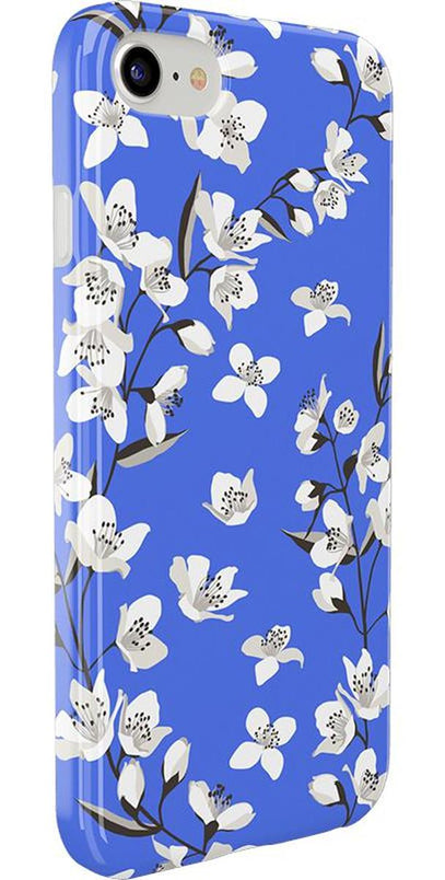 Floral Forest | Blue Cherry Blossom Floral Case iPhone Case get.casely 