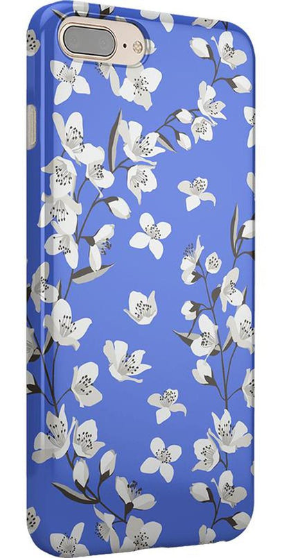 Floral Forest | Blue Cherry Blossom Floral Case iPhone Case get.casely 